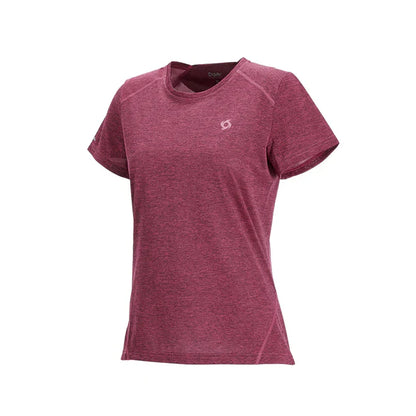 Polera Mujer Deportiva Manga Corta Lava Rosado