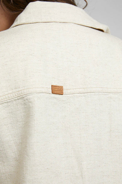 Sobrecamisa Mujer Lino 4854 Arena