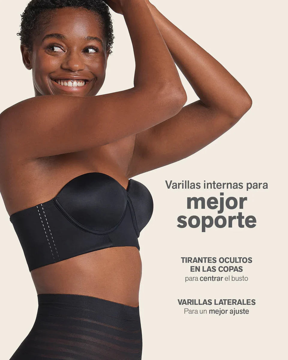 Strapless Bustier 360° De Perfección Negro