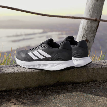 Zapatilla Hombre Running Runfalcon 5 Negro con Blanco