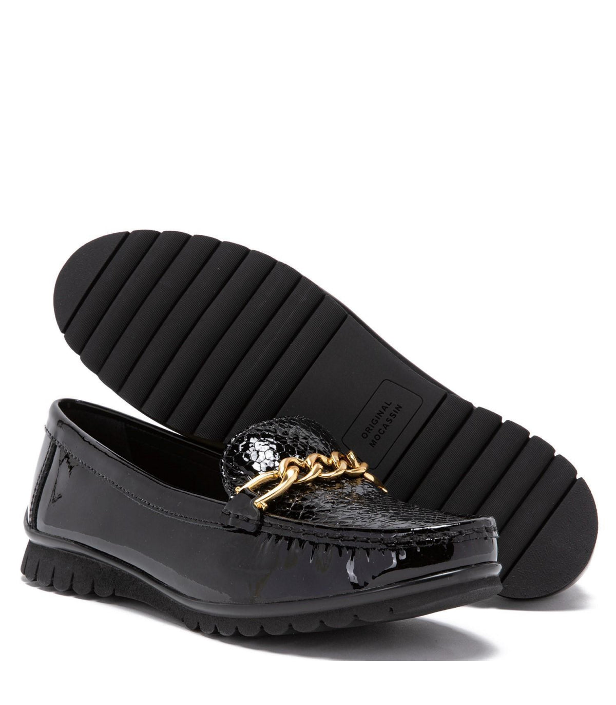 Mocasin Mujer Trini Negro