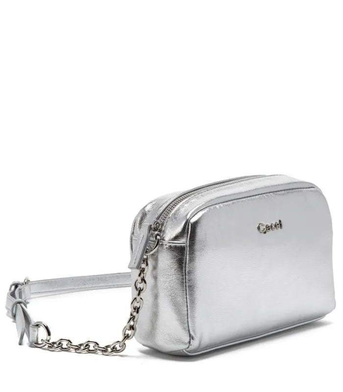 Cartera Mujer Bandolera Pequeña Plateado