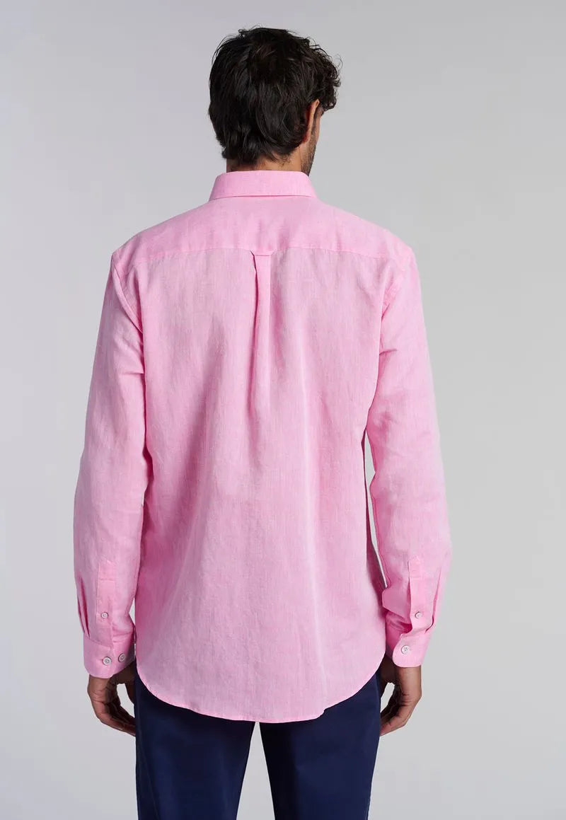camisa-hombre-sport-lino-f-fucsia