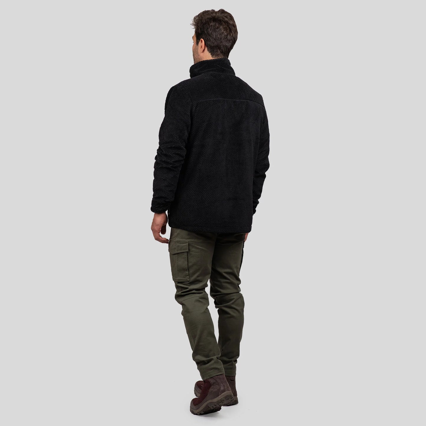 Polerón Hombre Fleece Eco Grimmo Negro