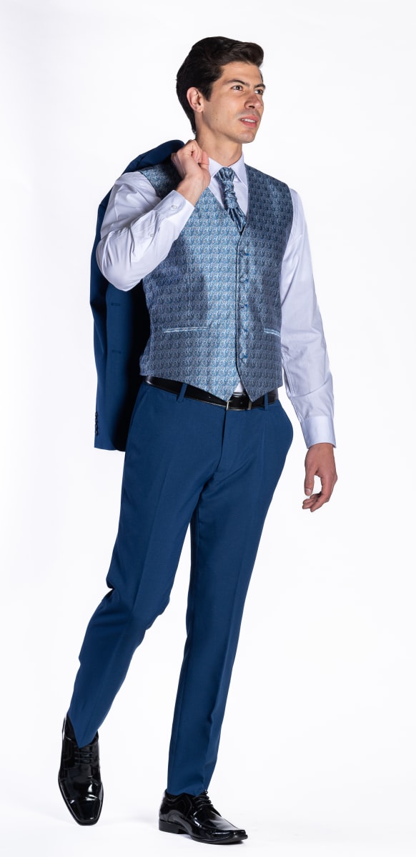 Traje de Hombre Ambo Minimat Cobalto