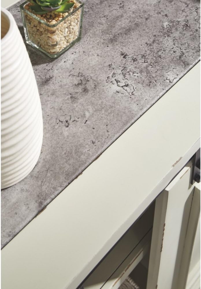 Gabinete Ashley Jonileene Envejecido Blanco