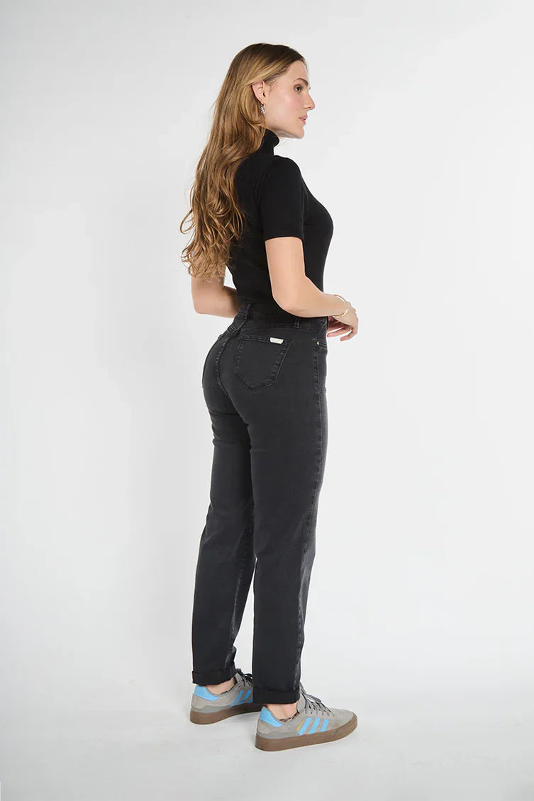 Jeans Mujer Baggy 5100 Gris