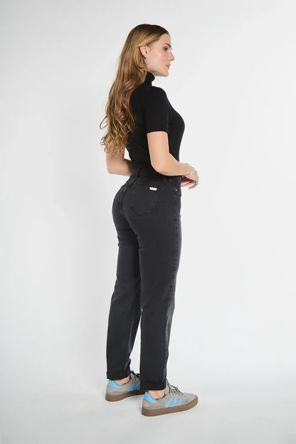 Jeans Mujer Baggy 5100 Gris