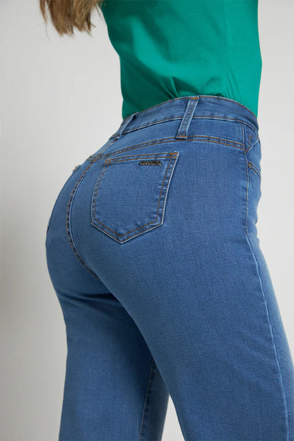 Jeans Mujer Wide Leg 5033 Azul