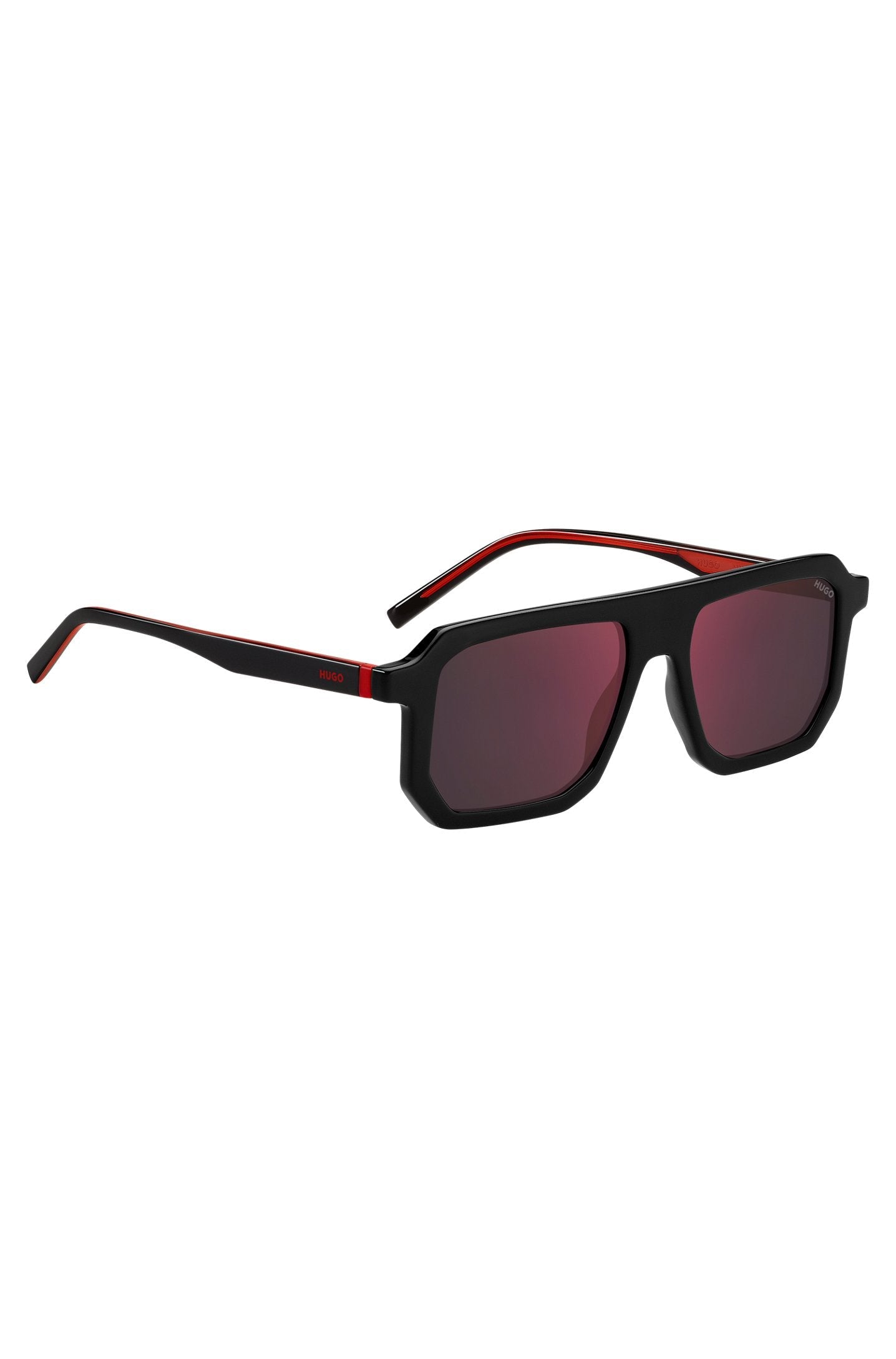 Lente de Sol Hombre Hugo Boss Menswear HG1312/S807 Negro Rojo