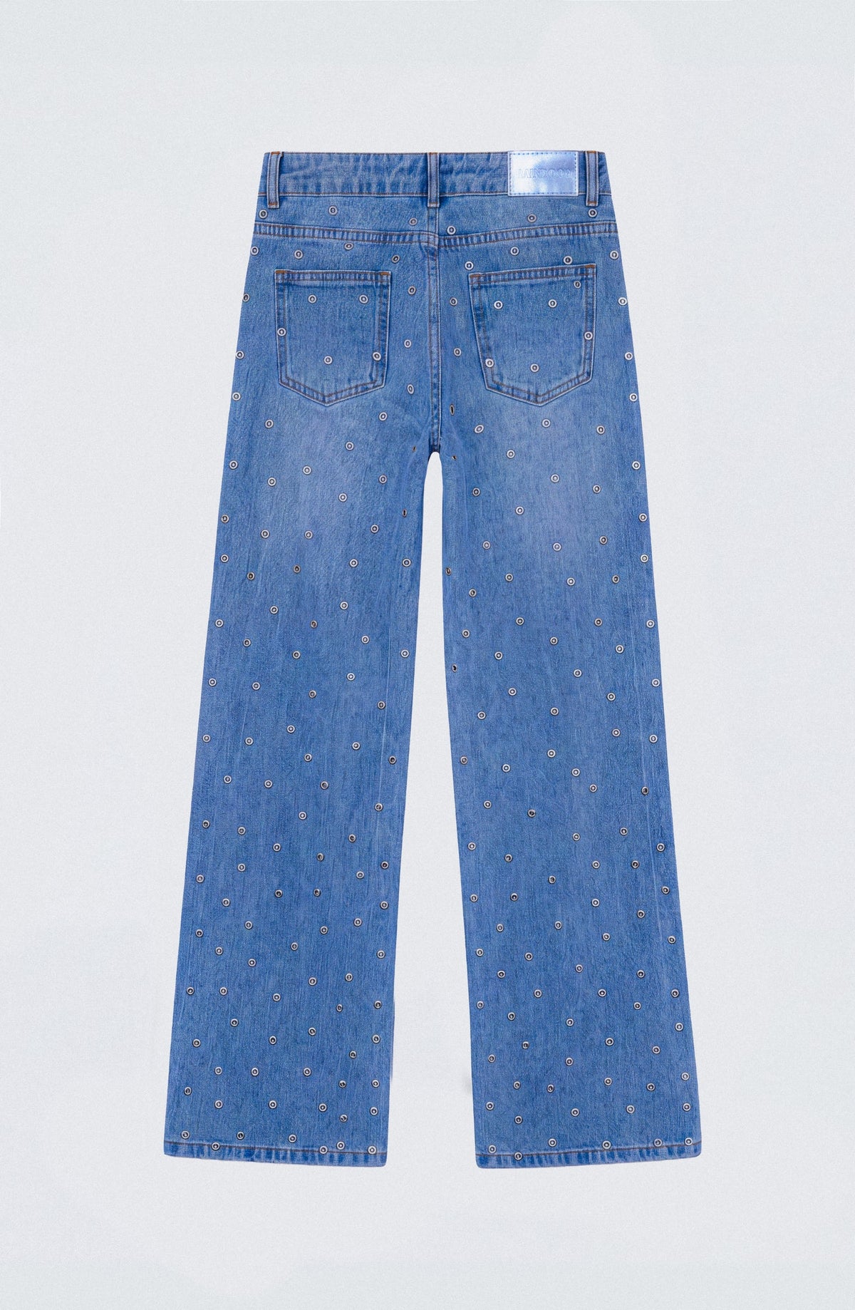 Pantalón Mujer Mini Ojal Light Blue
