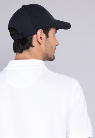 Polera Hombre Pique Manga Corta Blanca