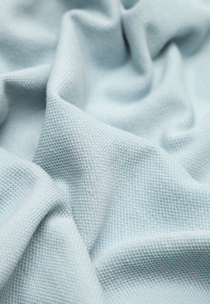 Polera Hombre Pique Manga Corta Celeste