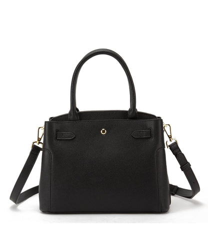 Cartera Mujer Dos Asas Pequeña Negro