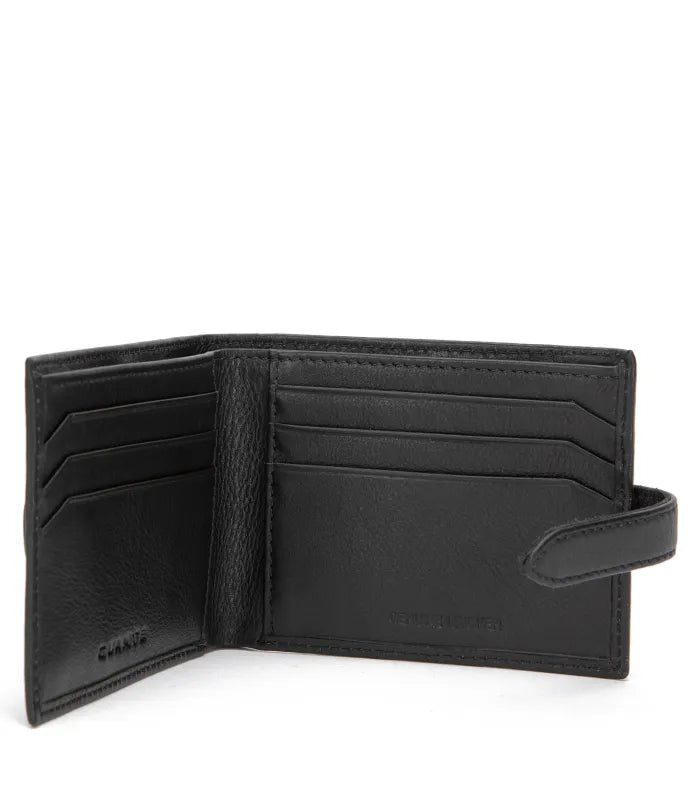 Billetera Hombre Con Strap Negro