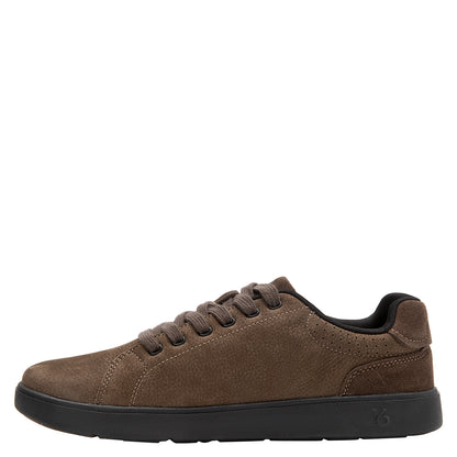 Zapatilla Hombre Cuero Barefoot Café