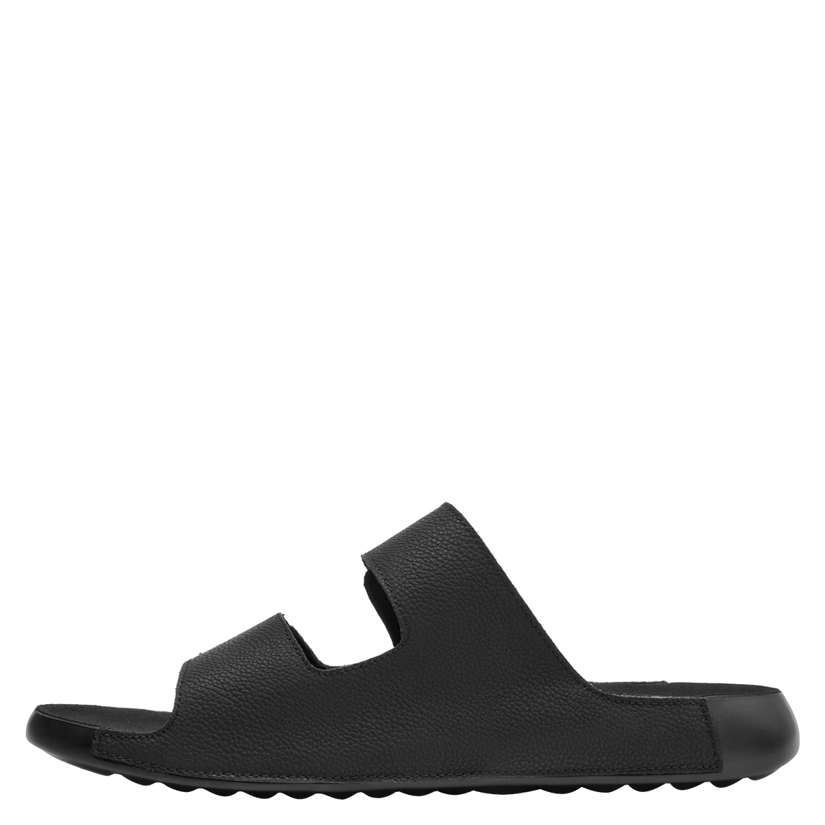 Sandalia Hombre Con Cierre de Velcro Doble Negro