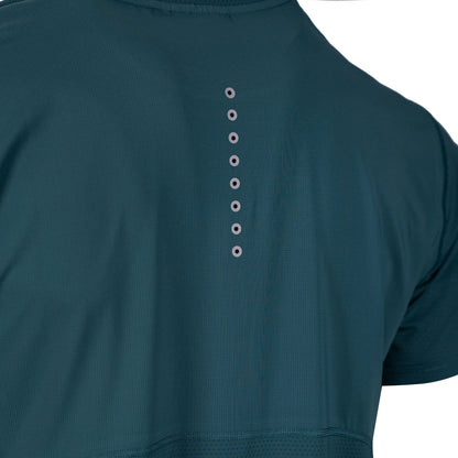 Polera Hombre Mix/Mesh Pro Lehinde L Petróleo
