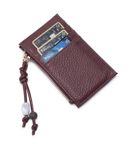 Billetera Mujer Tarjetero Chocolate
