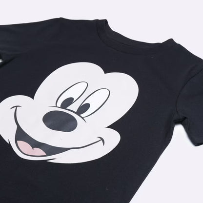 Pijama Niño Corto Mickey Negro