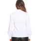 Blusa Mujer M/L Solida Cuello Camisero