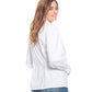 Blusa Mujer M/L Solida Cuello Camisero