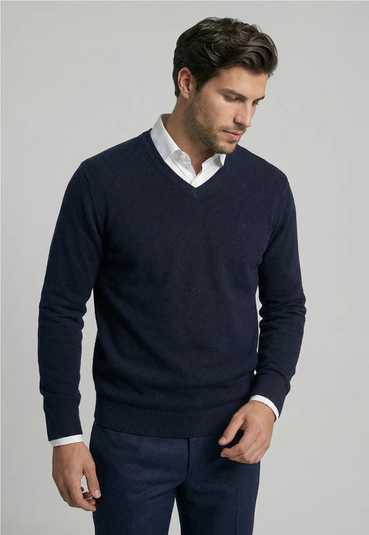 Sweater Hombre Arizona V-Neck Navy