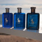 Perfume Hombre Trio Polo Blue EDT 40 ml + EDP 40 ml + Parfum 40 ml