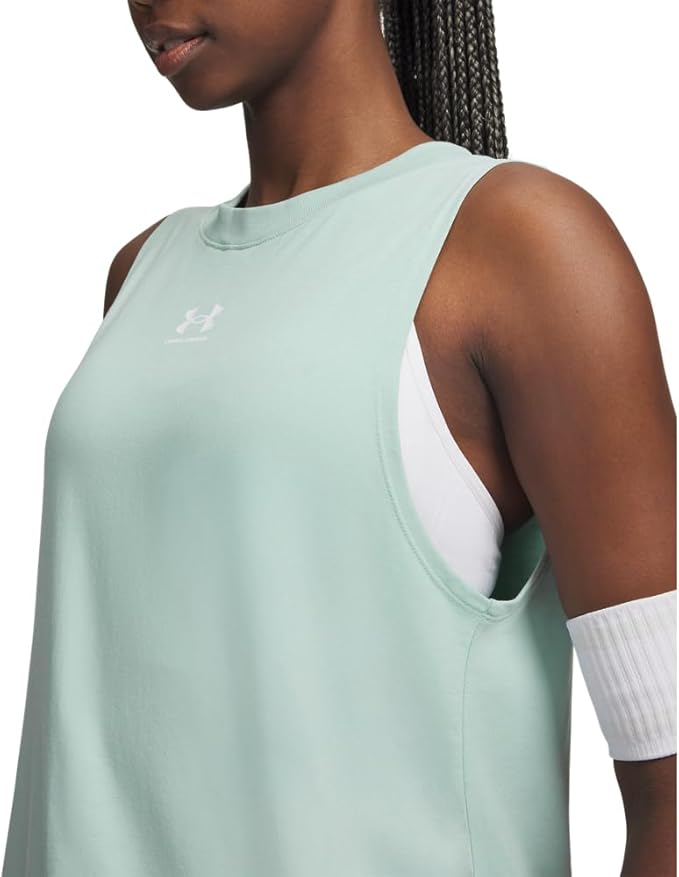 Polera Mujer sin Mangas Lifestyle Off Campus Muscle Azul