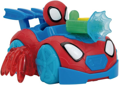 Vehículo de Spidey & His Friends Light & Go Web Crawler