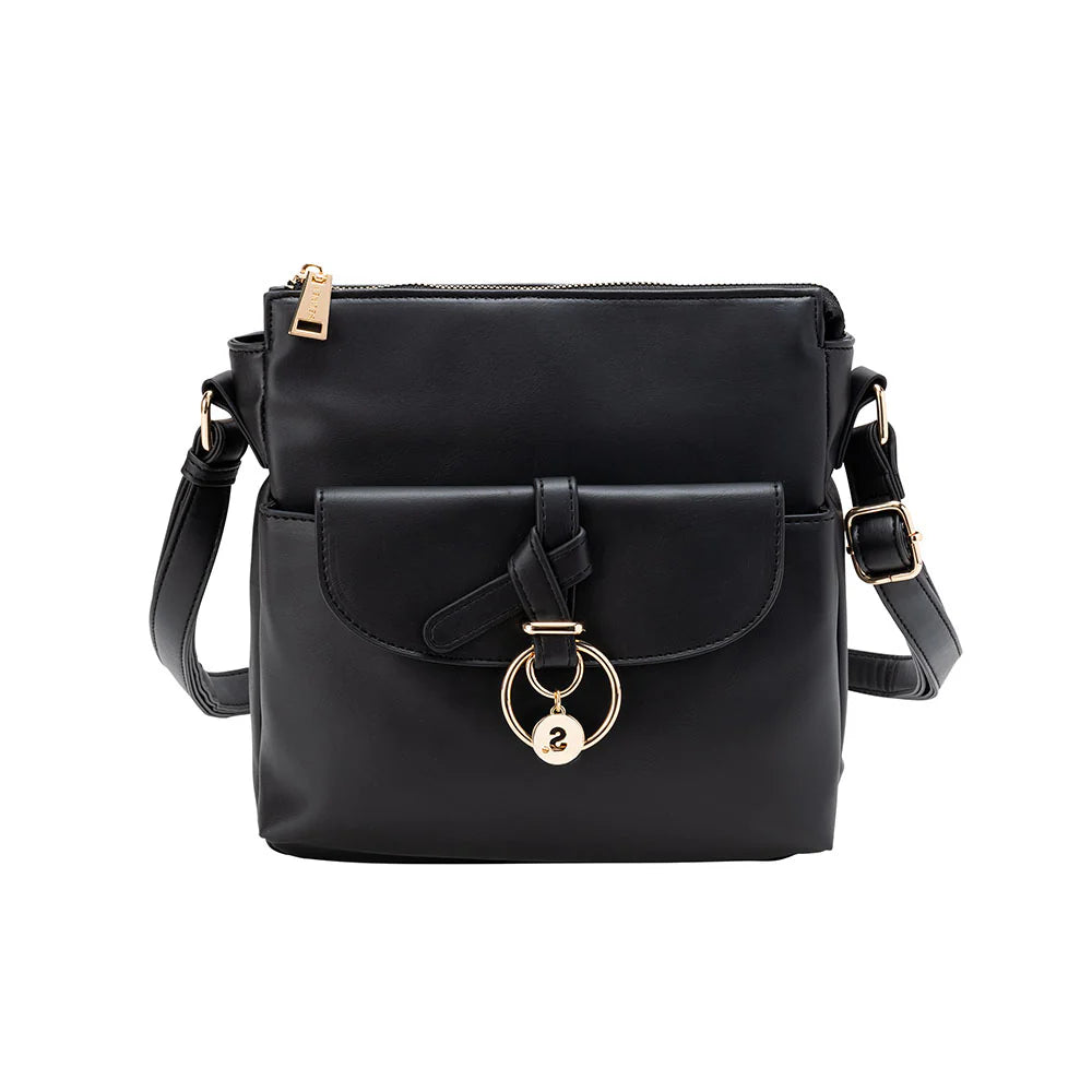 Cartera Mujer Bandolera Para Mujer Mantua Negra