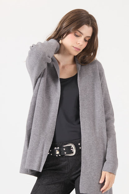 Tapado Mujer Liso Gris