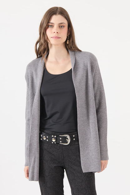 Tapado Mujer Liso Gris
