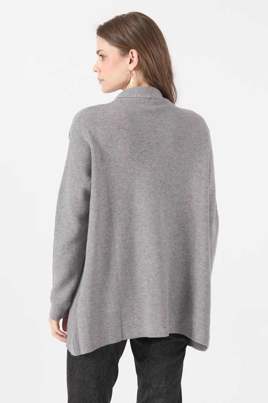 Tapado Mujer Liso Gris