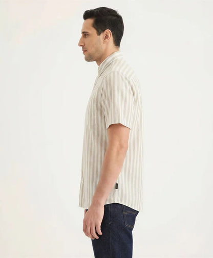 Camisa Hombre Manga Corta Algodón