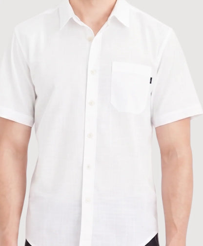 Camisa Hombre Ultimate Algodon Blanco