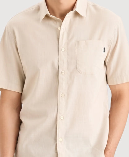 Camisa Hombre Ultimate Algodon Khaki
