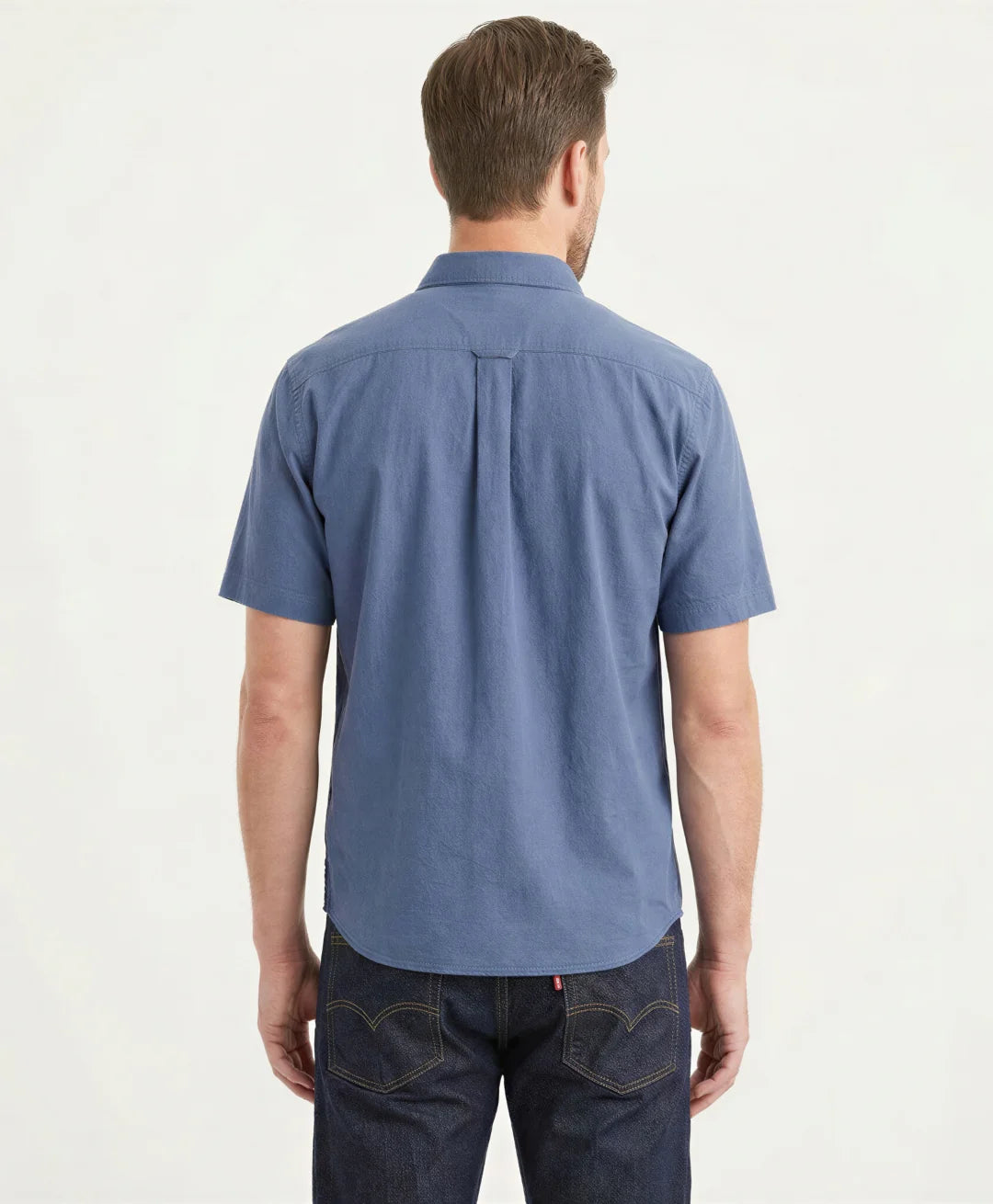 Camisa Hombre Ultimate Algodon Azul
