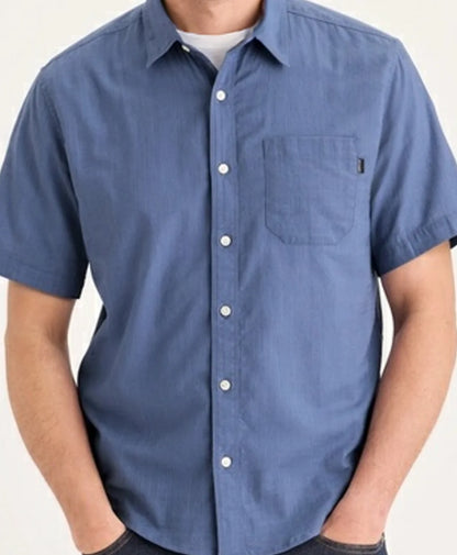 Camisa Hombre Ultimate Algodon Azul