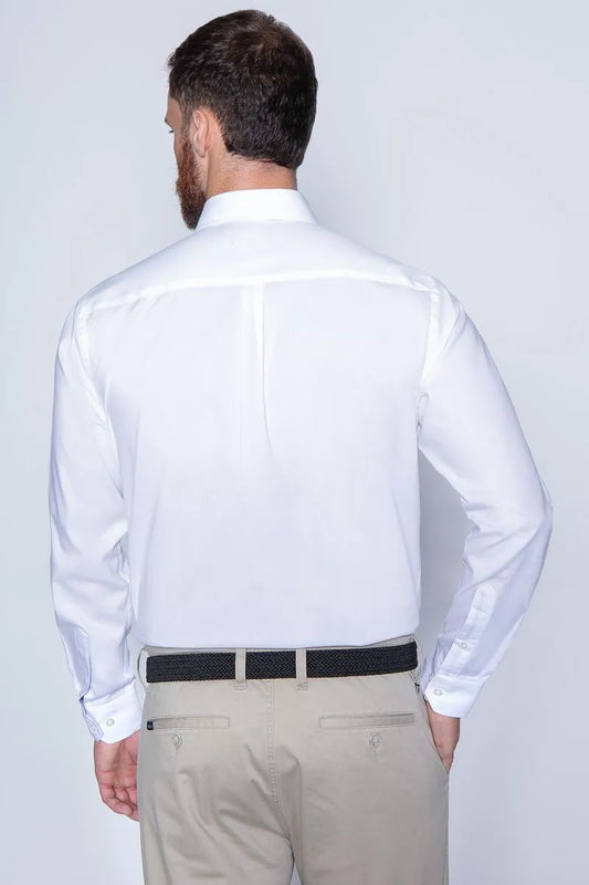 Camisa azul hombre Smart Oxfort White