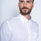 Camisa azul hombre Smart Oxfort White