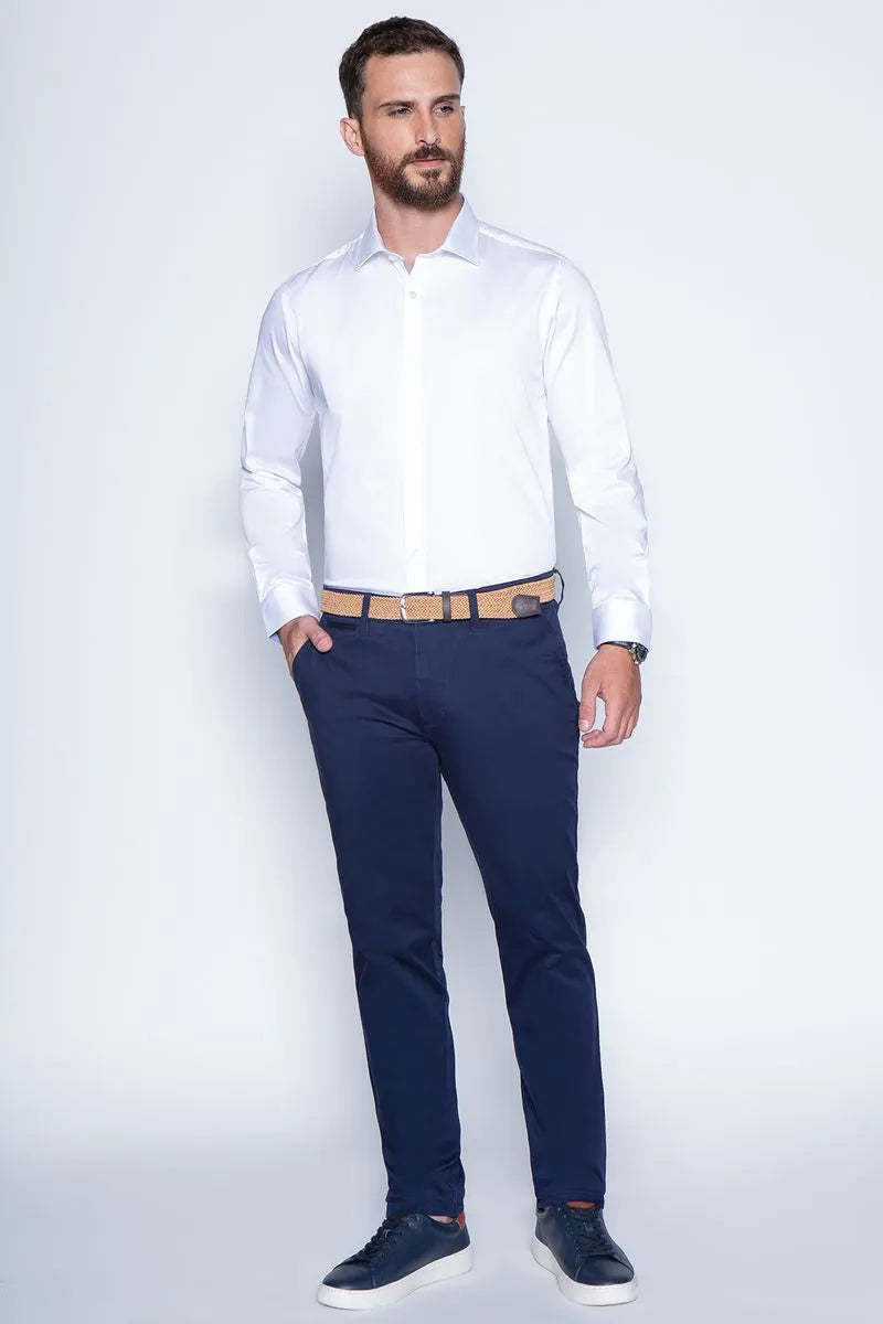 Camisa Hombre Smart Casual Dublin Blanca