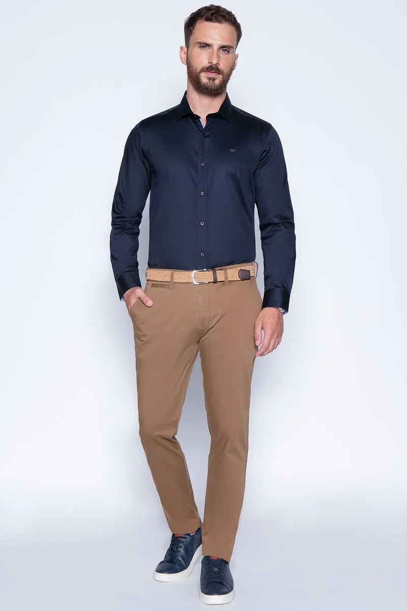 Camisa Hombre Smart Casual Dublin Navy