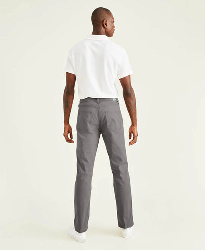 Pantalón Hombre Casual Jean Cut Straight Fit Gris