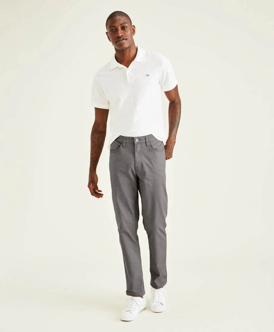 Pantalón Hombre Casual Jean Cut Straight Fit Gris
