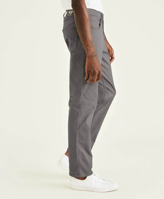 Pantalón Hombre Casual Jean Cut Straight Fit Gris