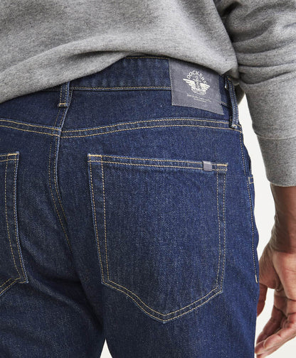 Jeans Hombre Cut Straight Azul