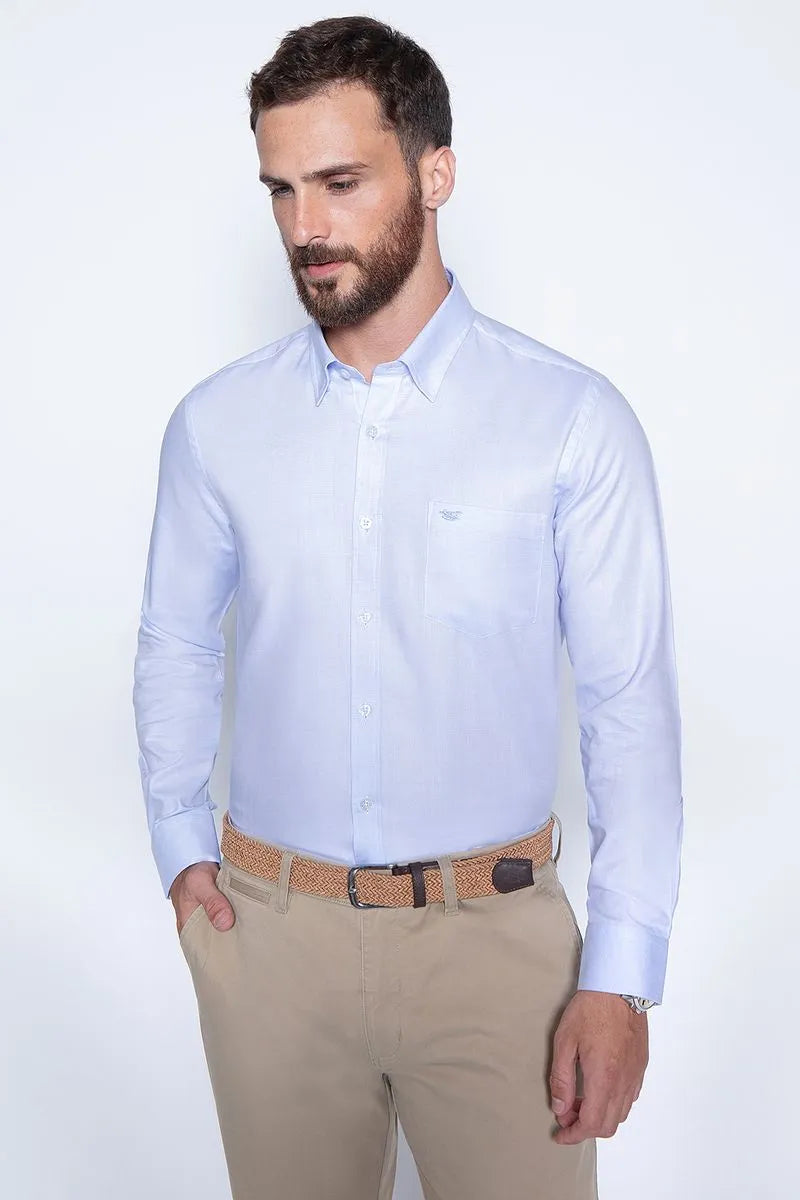 Camisa Hombre Smart Casual Boston Sky