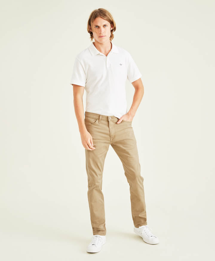 Pantalon Hombre Jean Cut Straight Khaki