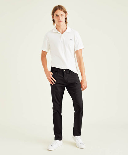 Pantalon Hombre Jean Cut Straight Negro
